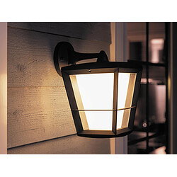 Acheter Philips Hue Applique murale d'extérieur connectée ECONIC - Noir - White & Color Ambiance