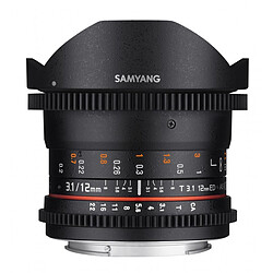 Samyang 12mm T3.1 ED AS NCS Fisheye (VDSLR II) - monture Canon