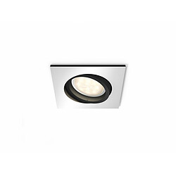 Philips Hue Spot encastré connecté MILLISKIN - White Ambiance - Aluminium - 5W