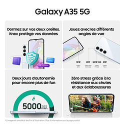 Acheter Samsung Galaxy A35 - 5G - 6/128Go - Lilas