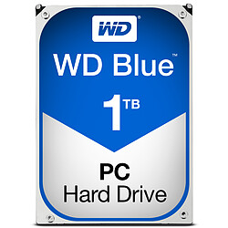 Western Digital WD BLUE 1 To - 3.5'' SATA III 6 Go/s - Cache 64 Mo - Bleu Disque Dur Interne - SATA III 3.5'' - 5400 tr/min - Cache 64 Mo