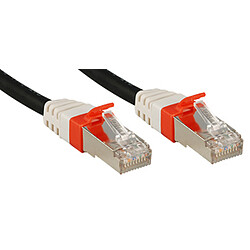 Lindy Cat.6 (A) SSTP / S/FTP PIMF Premium 0.5m networking cable Lindy Cat.6 (A) SSTP / S/FTP PIMF Premium 0.5m câble de réseau Noir 0,5 m