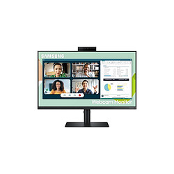 ECRAN 24" SAMSUNG LS24A406VEUXEN avec Webcam dalle IPS 1920x1080 5ms HDMI Display Port  2xUSB 3.0 Inclinable pivotable Smart Eco Saving, Eye Saver Mode