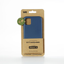 WE Coque Bio Apple iPhone 11 - Eco-Friendly Biodégradable et Compostable - Housse Etui Antichoc, Compatible avec L'induction, Ultra Protection Bumper, Anti Rayure - Bleu