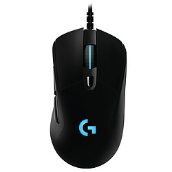 Logitech G Souris Gamer G403 Prodigy - RGB - Noir Souris gamer - Connexion filaire - Capteur optique HERO 16K - 100 à 16 000 DPI - 6 boutons - Droitier - Noire