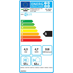 Avis Climatiseur Rkl 495 Dc 4,3 Kw Blanc Remko