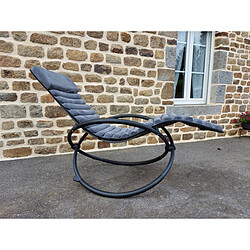 Chalet & Jardin Bain de soleil SWING LUXE - Gris