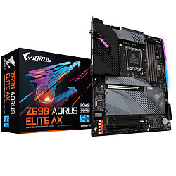 Gigabyte Z690 AORUS ELITE AX Gigabyte Z690 AORUS ELITE AX - Format ATX -  4xDDR5 - M.2 PCIe 4.0 4x - Socket 1700 Intel Z690 Express