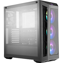 Cooler Master MasterBox MB530P - ATX - RGB - Gris - Avec fenêtre Boitier PC ATX - RGB - Avec fenêtre - Ventilateurs inclus - Sans alimentation