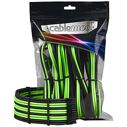 Cablemod PRO ModMesh Cable Extension Kit - Noir / LIGHT Vert