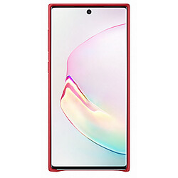 Samsung Coque cuir Galaxy Note10 - Rouge