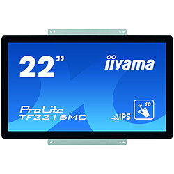 iiyama ProLite TF2215MC-B2 moniteur à écran tactile 54,6 cm (21.5") 1920 x 1080 pixels Plusieurs pressions Multi-utilisateur Noir