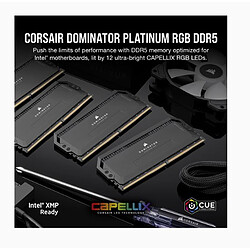 Corsair DOMINATOR PLATINUM RGB DDR5 64 GO (2 x 32 GO)