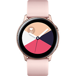 Samsung Galaxy Watch Active - Rose Poudré - 40 mm · Occasion Montre connectée - Cardiofréquencemètre - Baromètre / altimètre - Accéléromètre / Gyroscope - GPS/GLONASS - Compatible Android & iOS