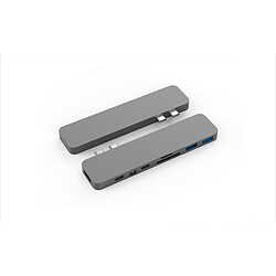 HyperDrive PRO Hub USB-C 8 en 1 MacBook Pro Touch Bar - Gris sidéral