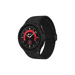 Samsung Galaxy Watch5 Pro - 45mm - 4G - Noir Montre Connectée Galaxy Watch5 Pro - 4G / LTE - Boîtier en titane - Bluetooth 5.2 - NFC -Fonctionnalités sport & bien-être avancées - Utilisations du quotidien appels, SMS, Réseaux sociaux - Batterie 500 mAh- Charge Rapide 15W