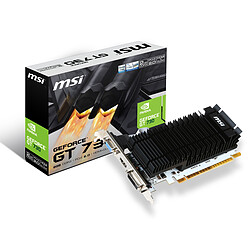 MSI GeForce GT 730 2Go version low profile et fanless