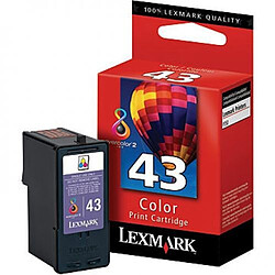 LEXMARK - (Blister) CARTOUCHE NO43XL COULEUR HC LEXMARK - (Blister) CARTOUCHE NO43XL COULEUR HC