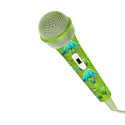 Microphone filaire WeKids, en jack 3.5mm, longeur du câble 2.8m, modèle DINO