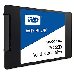 Western Digital SSD interne WD Blue 500 Go 2,5'' SATA III 6 Gbits/s Disque SSD WD Blue SSD 500 Go