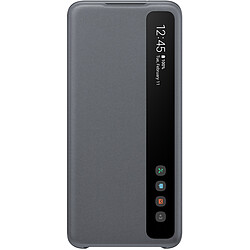 Samsung Clear View cover pour Galaxy S20 Gris Clear View cover pour Galaxy S20 - EF-ZG980CJEGEU