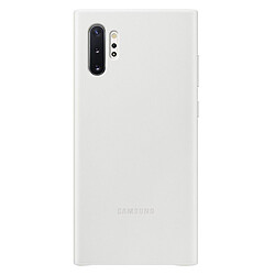 Samsung Coque cuir Galaxy Note10+ - Blanc