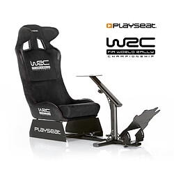 Playseat WRC Racing Alcantara - Noir Siège Gamer - Sellerie en vinyle noir  - Compatible avec tous les volants et pédaliers - 130 x 50 x 98 cm