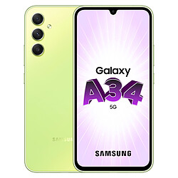 Samsung Galaxy A34 - 5G - 6/128 Go - Lime