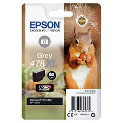 Avis Epson Singlepack Grey 478XL Claria Photo HD Ink