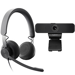 Logitech CASQUE UC ZONE WIRED + webcam C925e