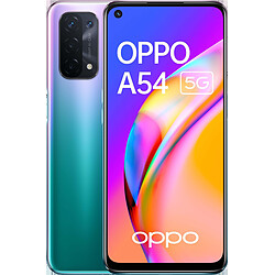 OPPO A54 - 4/64 Go - 5G - Violet Smartphone 6,5" LCD FHD+ 90Hz - Snapdragon 480 - RAM 4Go - Batterie 5000 mAh - Charge 10W - Caméra 48 MP - ColorOS 11.1 basé sur Android 11