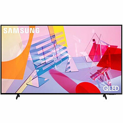 Samsung TV QLED 4K 55" 138 cm - QE55Q60T Écran 55" 4K UHD - Dalle VA 50Hz - Smart TV avec Tizen - WiFi - Bluetooth - HDR 10+ - Processeur Quantum Lite - Quantum Dot - PQI 3100 - Compatible Assistant vocal - One Remote Control - SmartThings - Model EU
