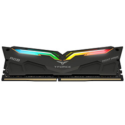 T-Force Night Hawk - 2 x 8 Go - DDR4 3200 MHz - RGB - Noir pas cher