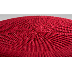 3S. x Home Lot de 4 poufs en pin rouges BUFFALO