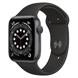 Apple Watch Series 6 - GPS - 44 - Alu Gris Sidéral / Bracelet Sport Noir- Regular