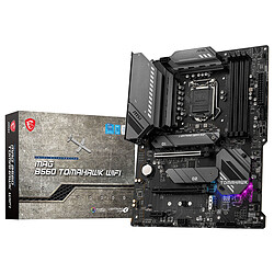 MSI MAG B560 TOMAHAWK WIFI Carte Mère ATX - Socket 1200- Intel B560 Express - 4x DDR4 - SATA 6GB/S + M.2 PCI-E Nvme - USB 3.2 - WI-FI 6E + LAN 2.5 GBE - PCI-Express 4.0 16x