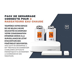 HomePilot Pack de démarrage connecté pour 2 radiateurs eau chaude pas cher
