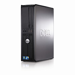 Dell Ordinateur de bureau OPTIPLEX 380 - Intel DUAL CORE E5400 2.7GHZ - RAM 4 Go - HDD 160GO - DVD - DESK - Windows 7 Home Premium 64