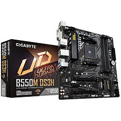 Gigabyte B550M DS3H Carte mère Micro ATX - Socket AM4 - AMD B550 - 4x DDR4 - SATA 6Gb/s + M.2 - USB 3.1 - PCI-Express 4.0 16x