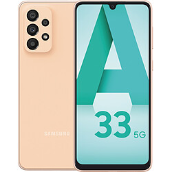 Samsung Galaxy A33 - 6/128 Go - Pêche - Reconditionné