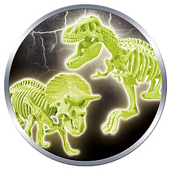 Clementoni Coffret scientifique Archéo Ludic - T-Rex et Tricératops - 52072.5 pas cher