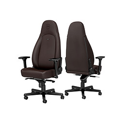 Noblechairs Icon Black Edition Chaise gamer Icon Java Edition Noblechairs. Ce fauteuil de jeu offre un meilleur confort d'assise avec ses équipements robustes, réglables en hauteur et selon le degré d'inclinaison de votre choix.