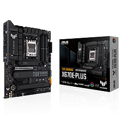 ASUS TUF GAMING X670E-PLUS Carte mère ATX - Socket AM5 - AMD X670E - 4x DDR5 - M.2 PCIe 5.0 - USB 3.2 - PCI-Express 5.0 16x - LAN 2.5 GbE