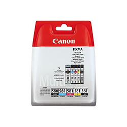 Canon Pack cartouches d'encre Multipack PGI-580 + CLI-581 BK/C/M/Y