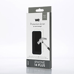 WE Verre trempé APPLE IPHONE 14 PLUS: Protection écran - anti-rayures - anti-bulles d'air - ultra-résistant - dureté 9H Glass