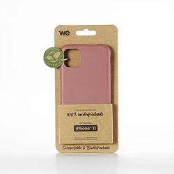 WE Coque Bio Apple iPhone 11 - Eco-Friendly Biodégradable et Compostable - Housse Etui Antichoc, Compatible avec L'induction, Ultra Protection Bumper, Anti Rayure - Fuschia