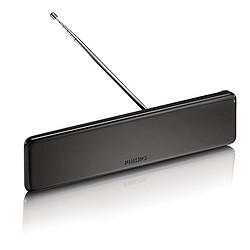 Philips Antenne design PLAT - 38 db - TNT HD - noir