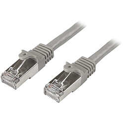 StarTech.com Câble réseau Cat6 blindé SFTP sans crochet de 3 m - M/M - Gris StarTech.com Câble réseau Cat6 blindé SFTP sans crochet de 3 m - Cordon Ethernet RJ45 anti-accroc - M/M - Gris