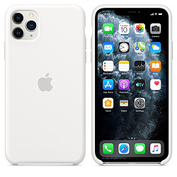 Apple Coque en silicone iPhone 11 Pro Max - Blanc