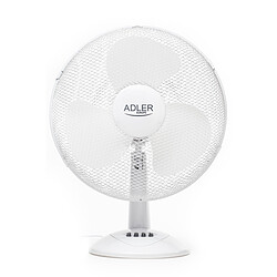 Ventilateur de table tête rotative 40 cm 90W 3 vitesses Adler AD 7304